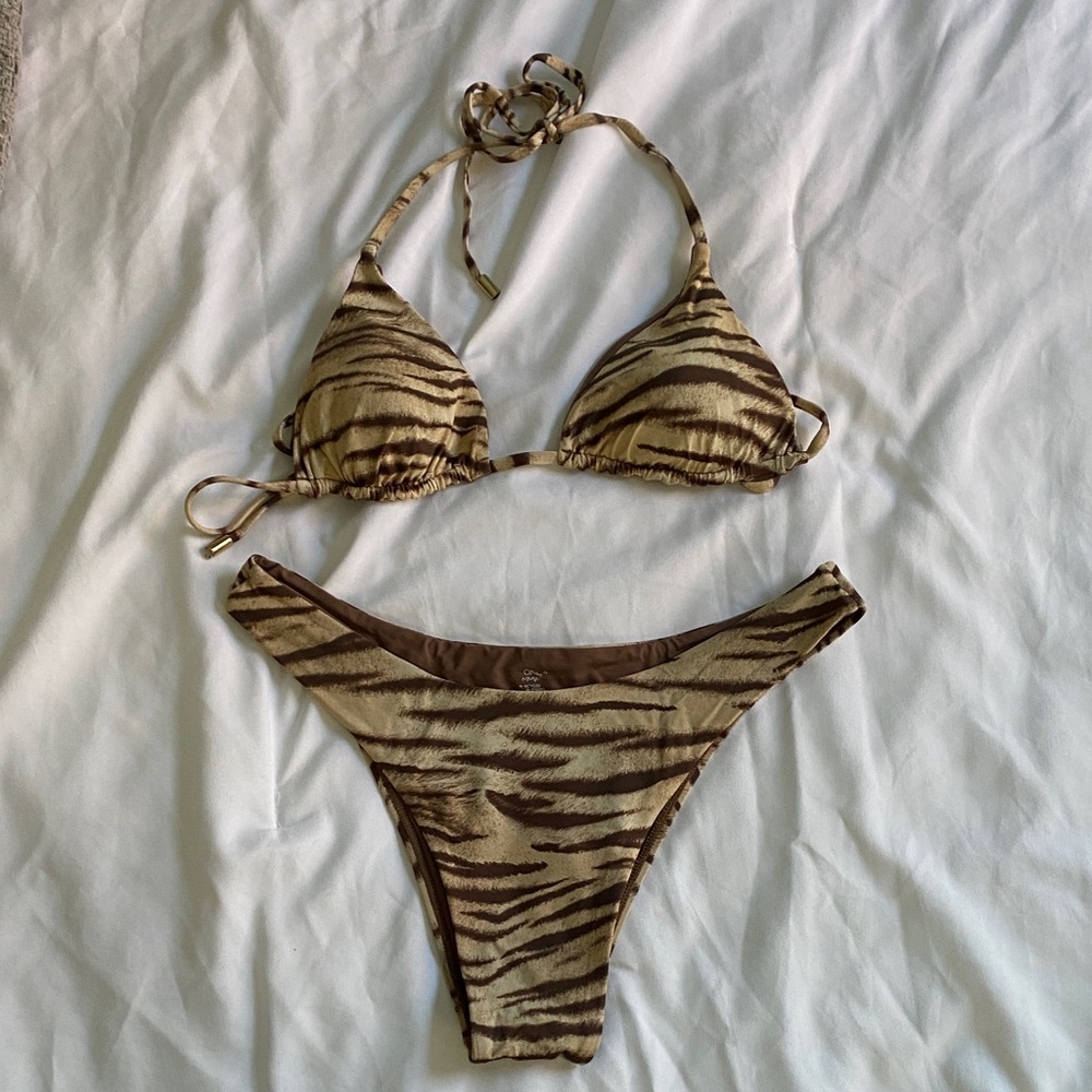 Monday Swimwear Animal Print Bikini Set
